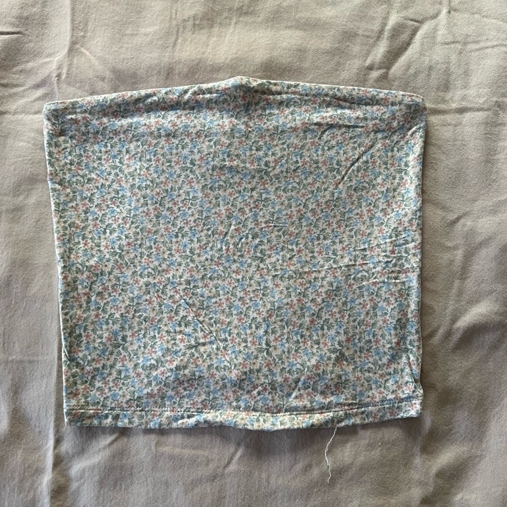 AE floral tube top